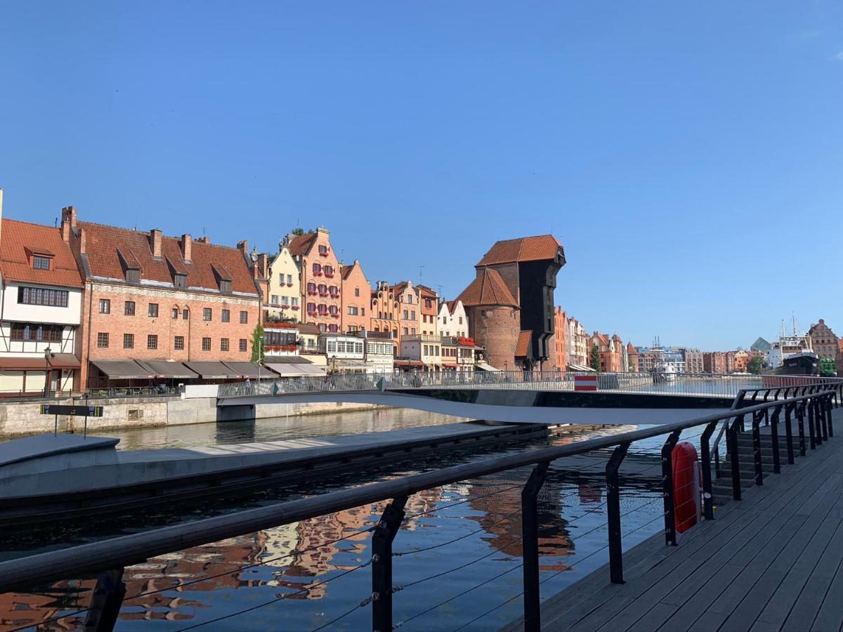 Baltic Riviera Apartments - Luxurious Apartment With Patio And River View Danzig Exterior foto