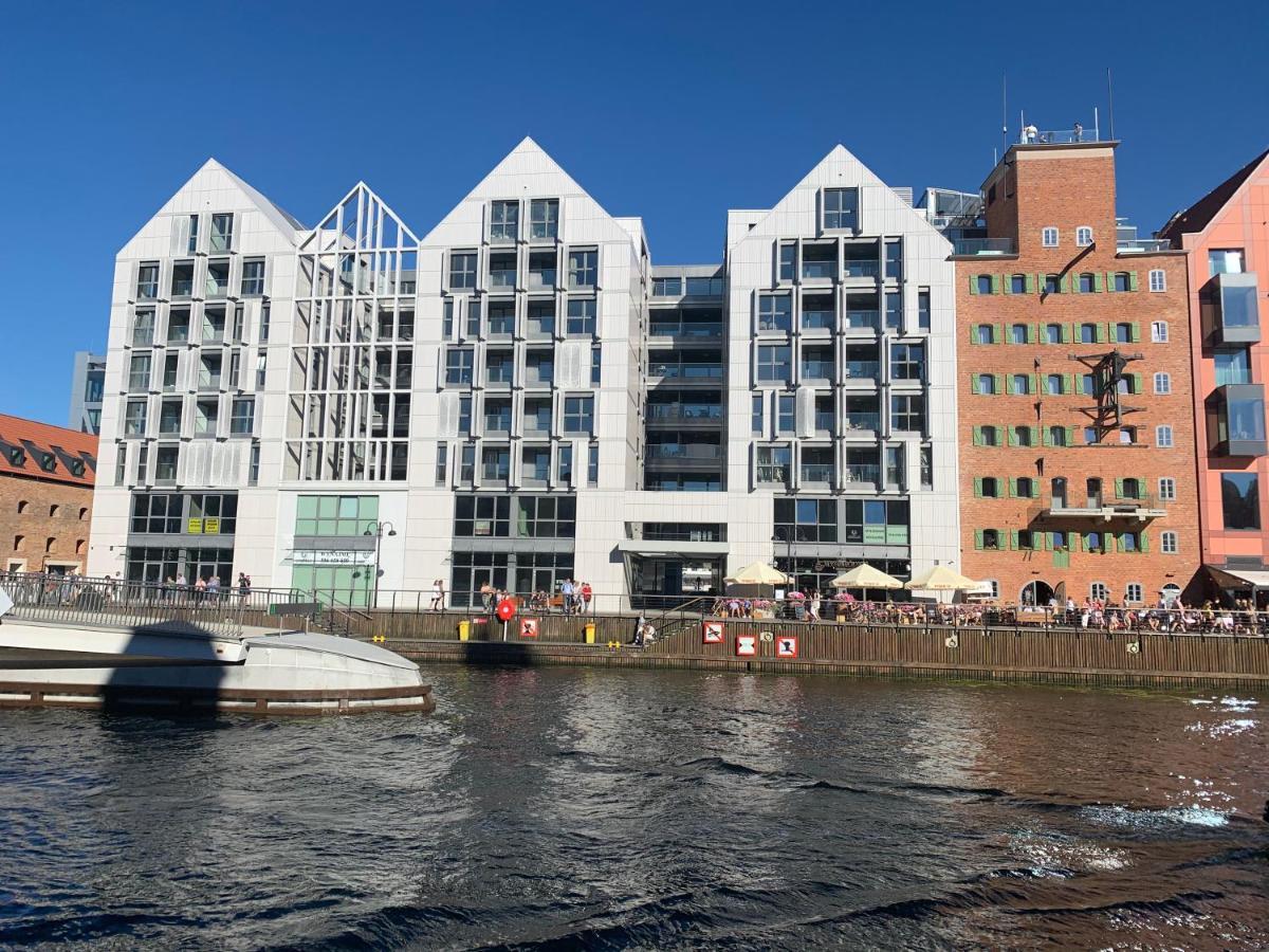Baltic Riviera Apartments - Luxurious Apartment With Patio And River View Danzig Exterior foto